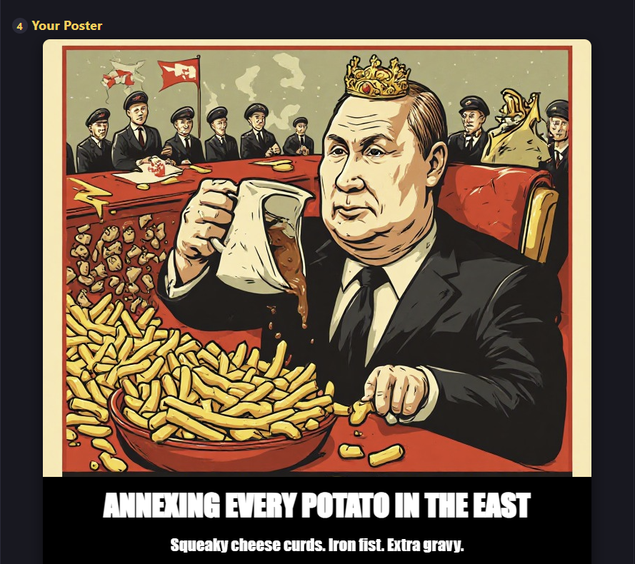 Caricature Satyrical Poster